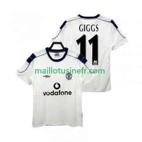 Maillot de Foot Manchester United GIGGS 11 2000 2001 Extérieur Retro